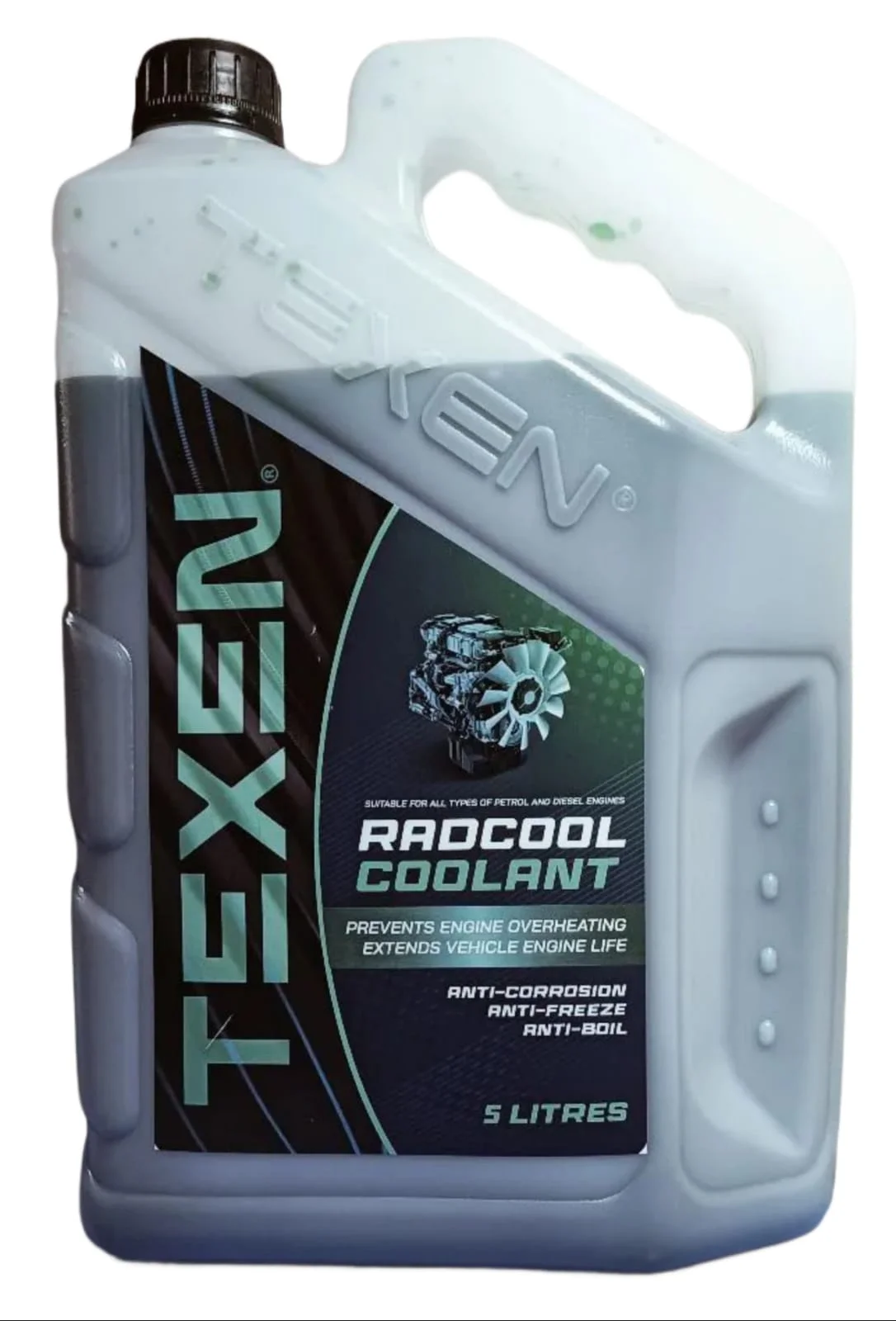 TEXEN RADIATOR COOLANT GREEN 5LITRES 